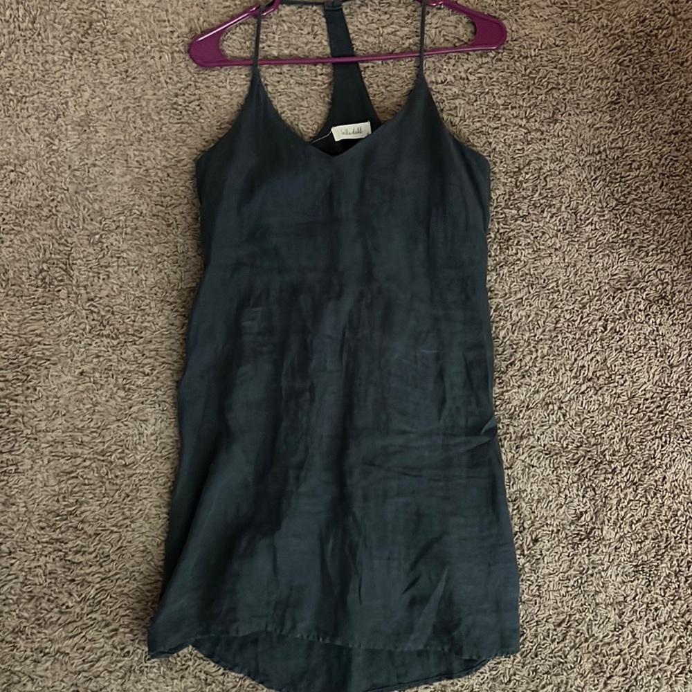 COPY - Barely worn , grayish blue midi dress